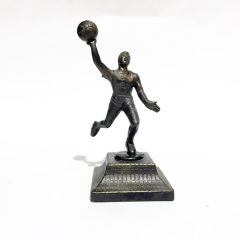 Basket temalı, kalemtıraş - Bronz görünümlü, metal kalemtıraş