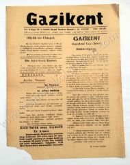 Gaziantep, Gazikent gazetesi, 20 Eylül 1959 - Efemera