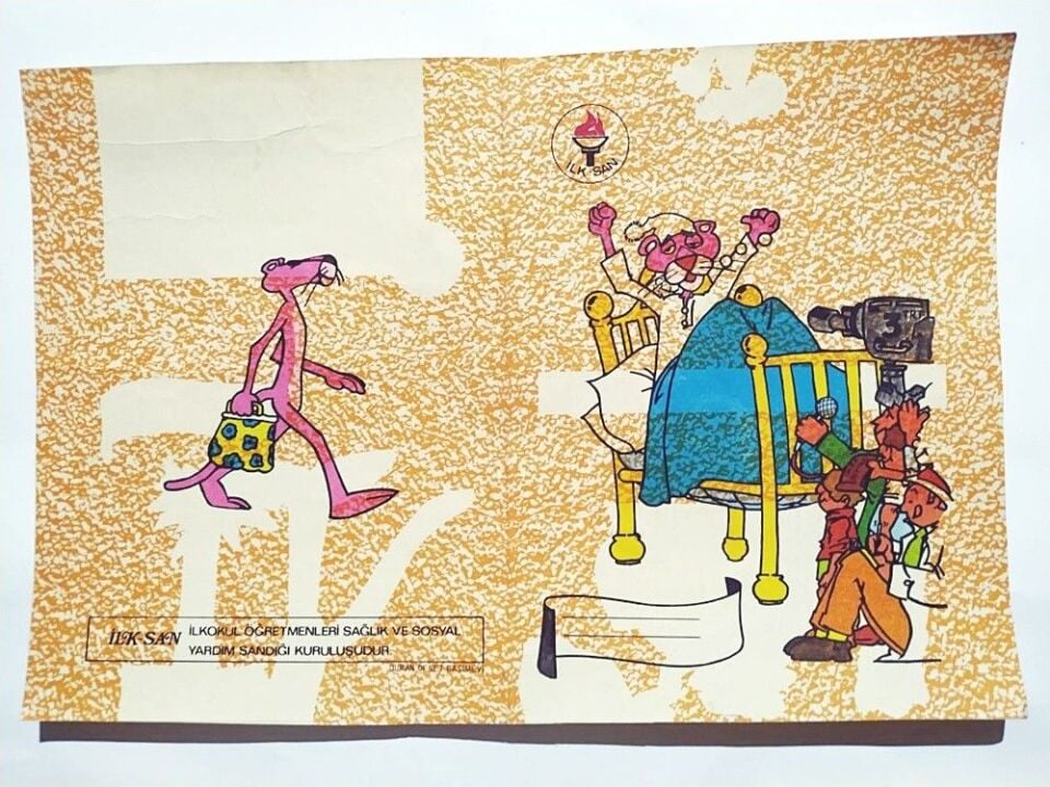 Pembe Panter - İlksan / Defter kapağı - Sadece kapaktır 1