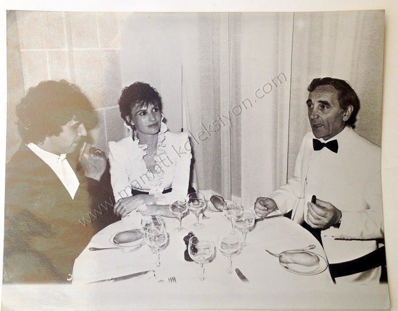 Charles Aznavour * 24x30 Orijinal fotoğraf