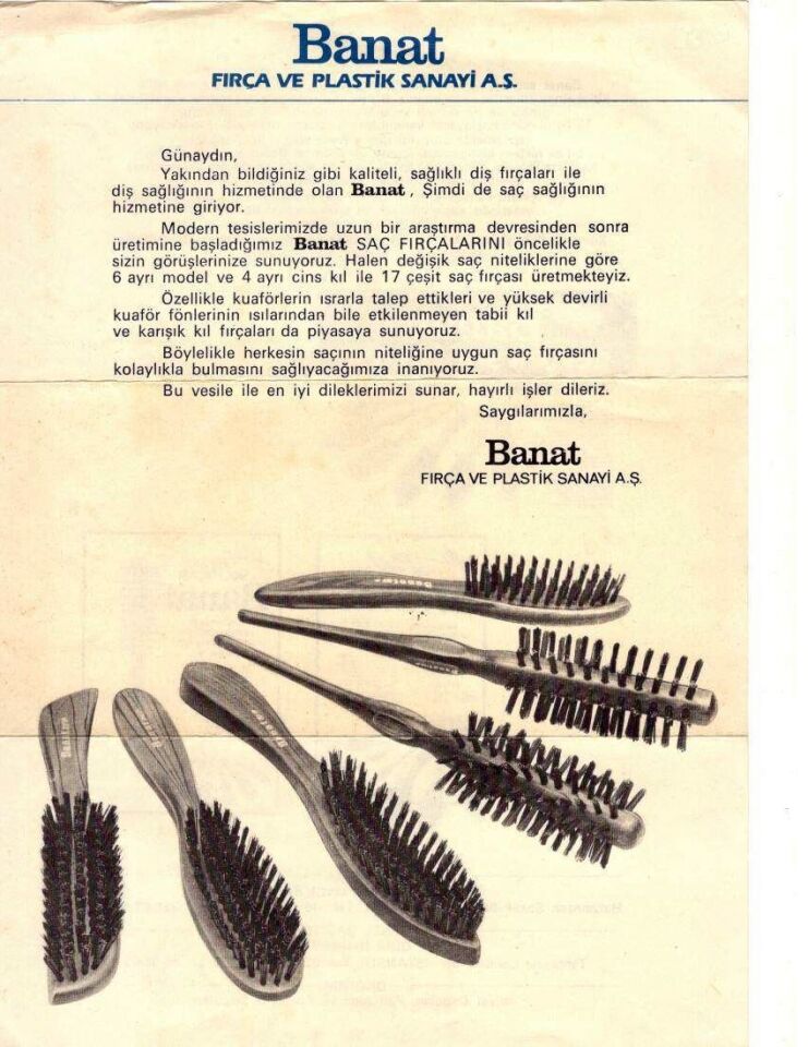 Banat Fırça ve Plastik sanayi * Broşür
