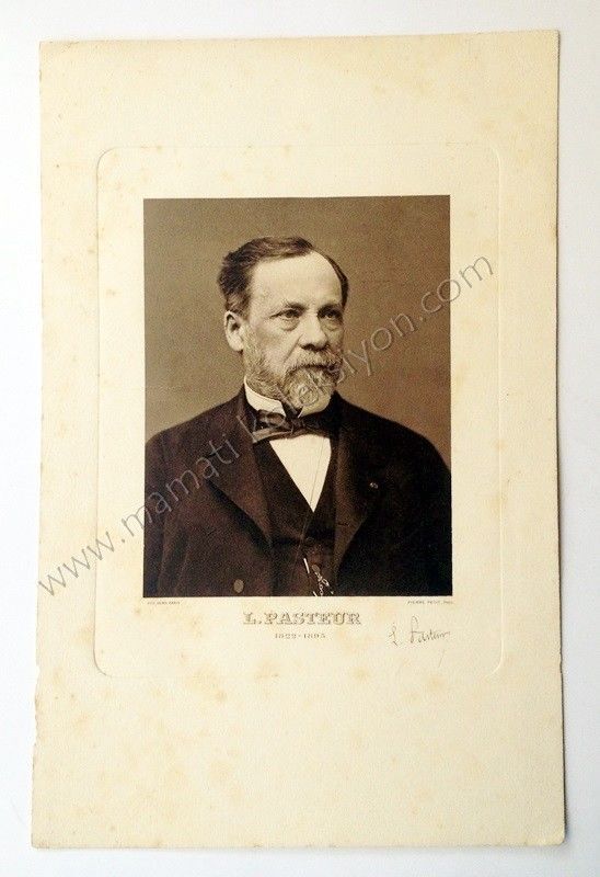 Louis Pasteur * 1900'lerin Başı Baskı gravür * 16x25