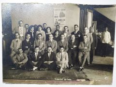 Türkiye İş Bankası Bafra şube açılış afişli, 16x23 fotoğraf