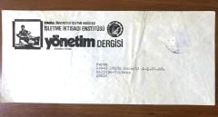 İşletme İktisadi Enstitüsü Yönetim Dergisi - Antetli zarf