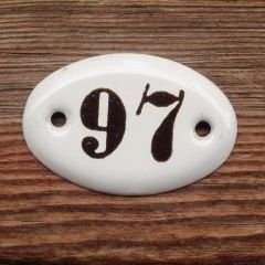 Emaye kapı numarası, 97 numara