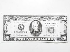 20 Dolar / Jumbo boy 10x23,5 cm