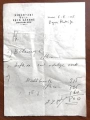 Nişantaşı Özel Işık Lisesi Doktorluğu - 1955 tarihli reçete