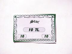 10 TL - Star / Şaka Reklam paraları