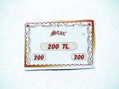 200 TL - Star / Şaka Reklam paraları