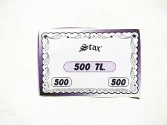 500 TL - Star / Şaka Reklam paraları