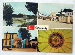 Çarşamba şehirden 4 muhtelif görünüş - Ticaret kartpostalları