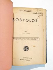Sosyoloji / Osman PAZARLI - Kitap