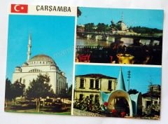 Çarşamba parçalı kartpostal Çarşamba Bella color kartpostalları