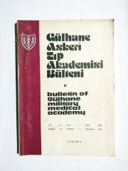 GÜLHANE ASKERİ TIP AKADEMİSİ BÜLTENİ CİLT:23 SAYI:3  / 1981
