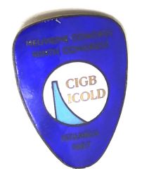 CIGB ICOLD / Neuvieme congress ninth congress İSYANBUL 1967 - Rozet