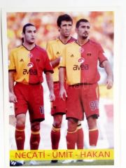 Necati, Ümit, Hakan  / G.S. Galatasaray  Futbolcu Kartları