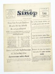 Turistik Sinop gazetesi 12 Şubat 1982 - Eski Gazete