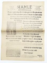 Hamle günlük siyasi gazete 18 Mayıs 1981 GİRESUN - Eski Gazete