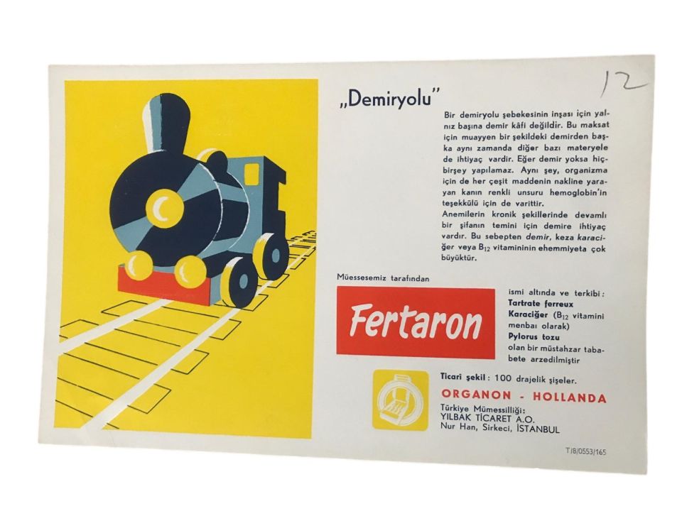 Fertaron Organon - Demiryolu temalı, kurutma kağıdı