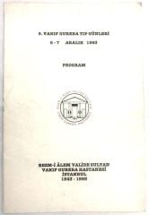 9. Vakıf Gureba Tıp Günleri 6 -7 Aralık 1993 - Program