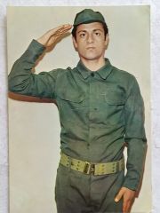 1970'ler Asker bayram kartpostalı - Asker selamda