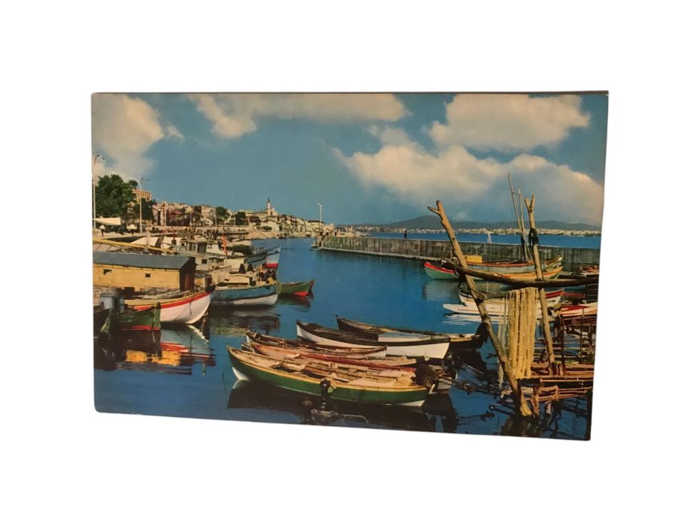 Kumkapı sahili / Doğan kardeş K. - 1970'li yıllara ait kartpostal / Arkası yazısız