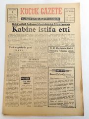 ZONGULDAK, Küçük gazete, 1 Aralık 1955 - Efemera