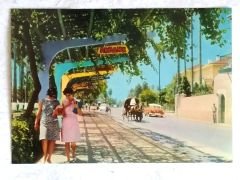 Mersin Atatürk caddesi / Akbank reklamlı - Kartpostal
