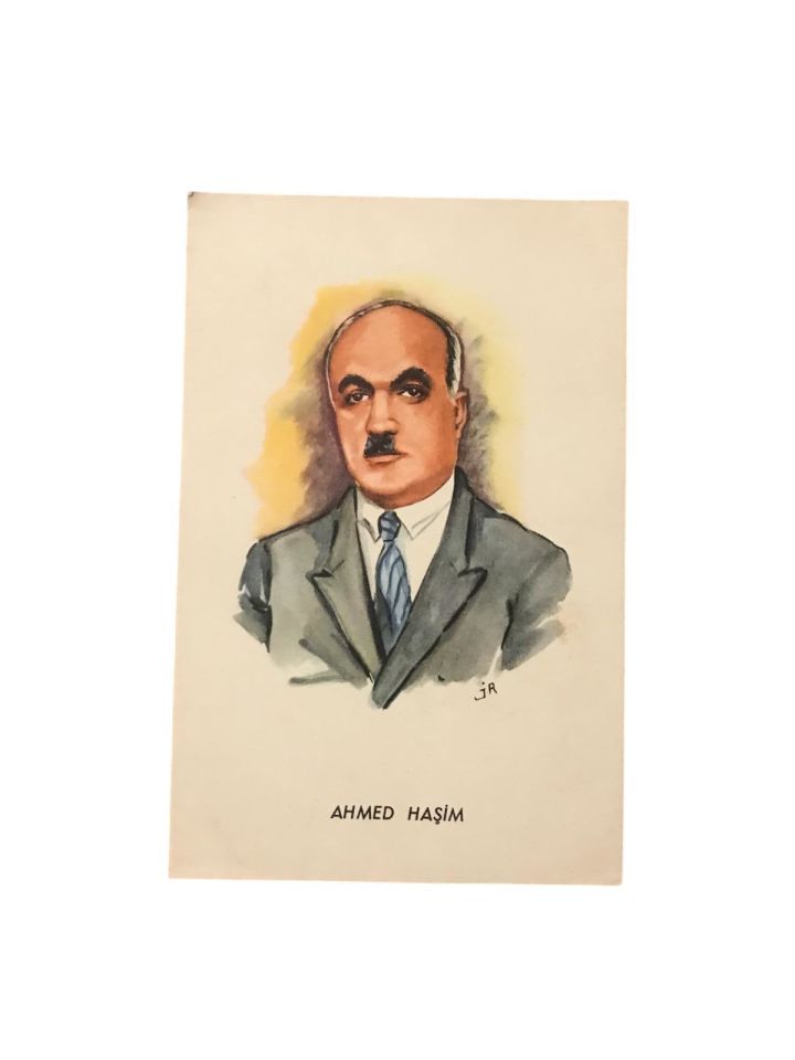 Ahmed HAŞİM - Doğan Kardeş / Biyografili kartpostal