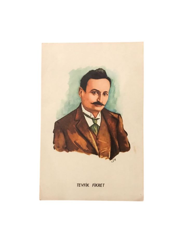 Tevfik FİKRET - Doğan Kardeş / Biyografili kartpostal