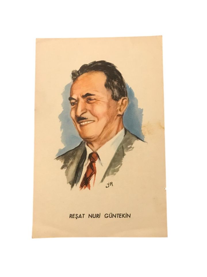 Reşat Nuri GÜNTEKİN - Doğan Kardeş / Biyografili kartpostal
