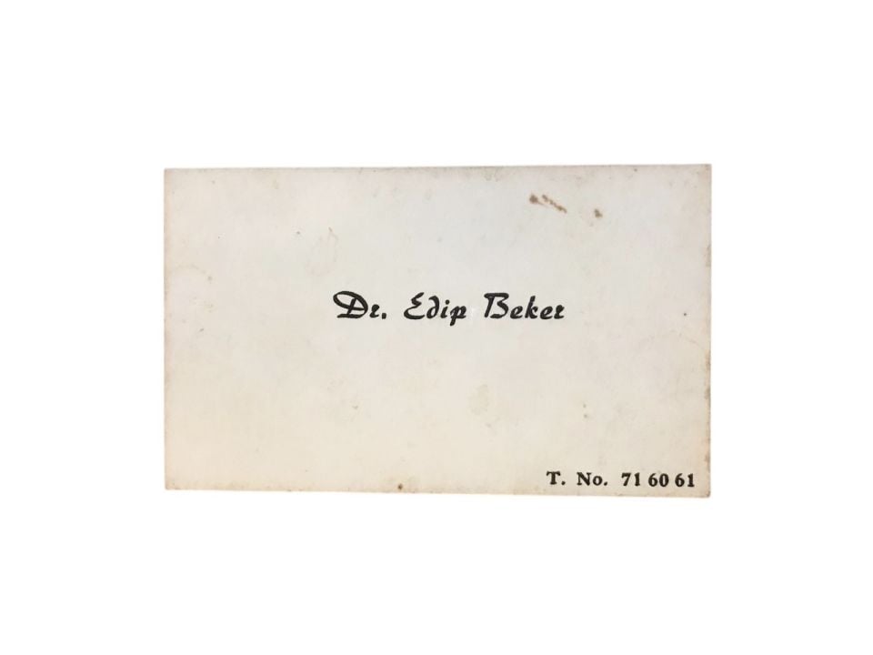 Doktor Edip BEKER - Kartvizit