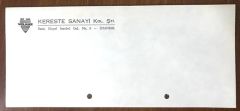 Wolman Kereste Sanayi - Antetli Zarf