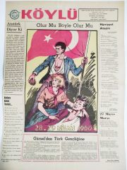 Türk Hava Kurumu, Köylü gazetesi / 10 Mayıs 1961 - Eski gazeteler