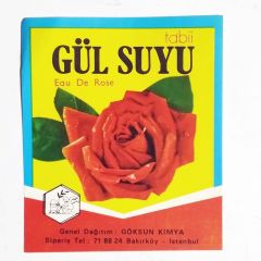Tabii Gül Suyu - Göksun Kimya Bakırköy / Efemera