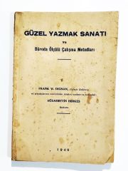 Güzel Yazmak Sanatı ve Büroda Ölçülü Çalışma Metodları / Hüsamettin BERKES - Kitap