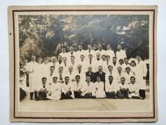 Şişli Çocuk Hastahanesi staj 1939 - Doktorlar toplu halde fotoğraf - Fotoğraf