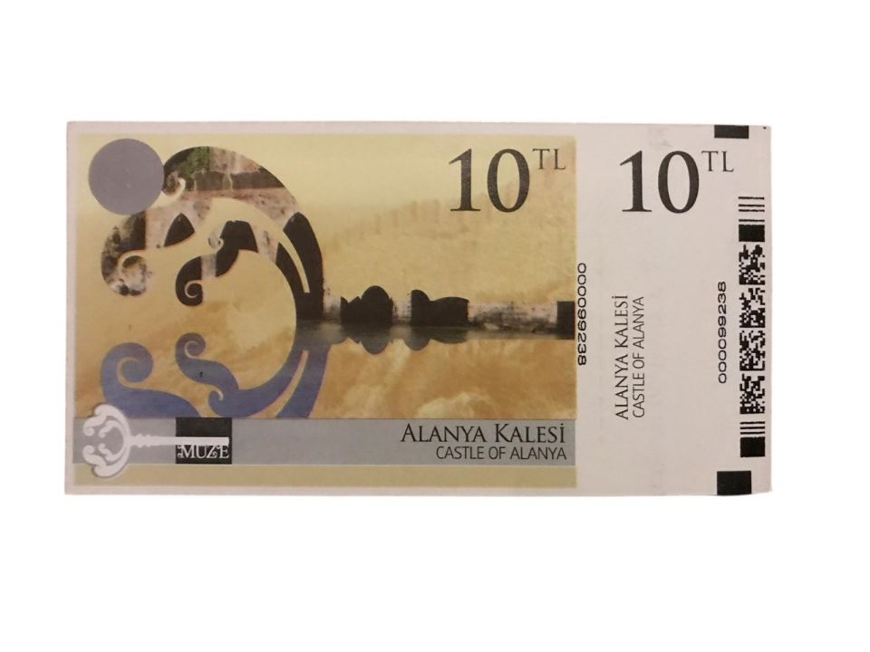 Alanya Kalesi - 10 TL Bilet