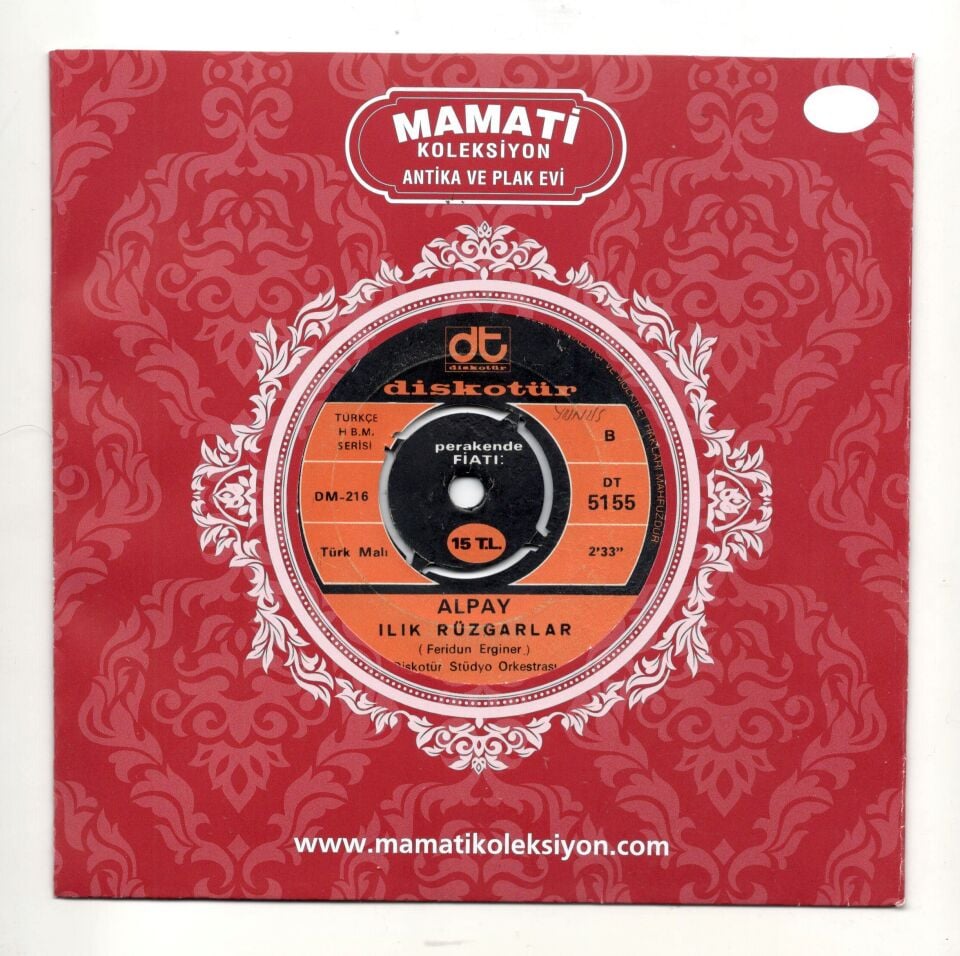 Alpay * Ah berelim - Ilık rüzgarlar * 45'lik plak