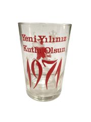 1971 yılı - Hatıra bardak