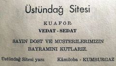 Üstündağ Sitesi Kuaför Kumburgaz / Dergi - gazete reklamları