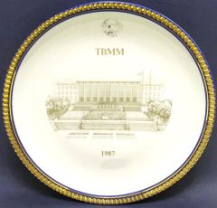TBMM 1987 / Önder KÜÇÜKERMAN tasarımı, 1000 adet üretim hatıra tabak