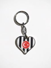 Beşiktaş - Kalp anahtarlık