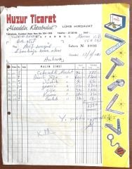Huzur Ticaret Lüks Hırdavat - ANKARA Esenboğa Hava Alanı / Fatura