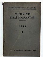 Türkiye Bibliyografyası 1943 - Kitap
