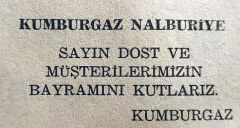 Kumburgaz Nalburiye / Dergi - gazete reklamları