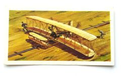 Wright Flyer - History of Aviation / Brooke Bond Çay Kartı