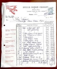 Bursa Bıçak Pazarı ANKARA - Esenboğa Hava Alanı / Fatura