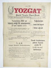 Hür Yozgat Gazetesi 1 Kasım 1974 - Eski Gazete