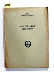 Gıda Ve Besin Maddeleri Analiz Metodları - Kitap